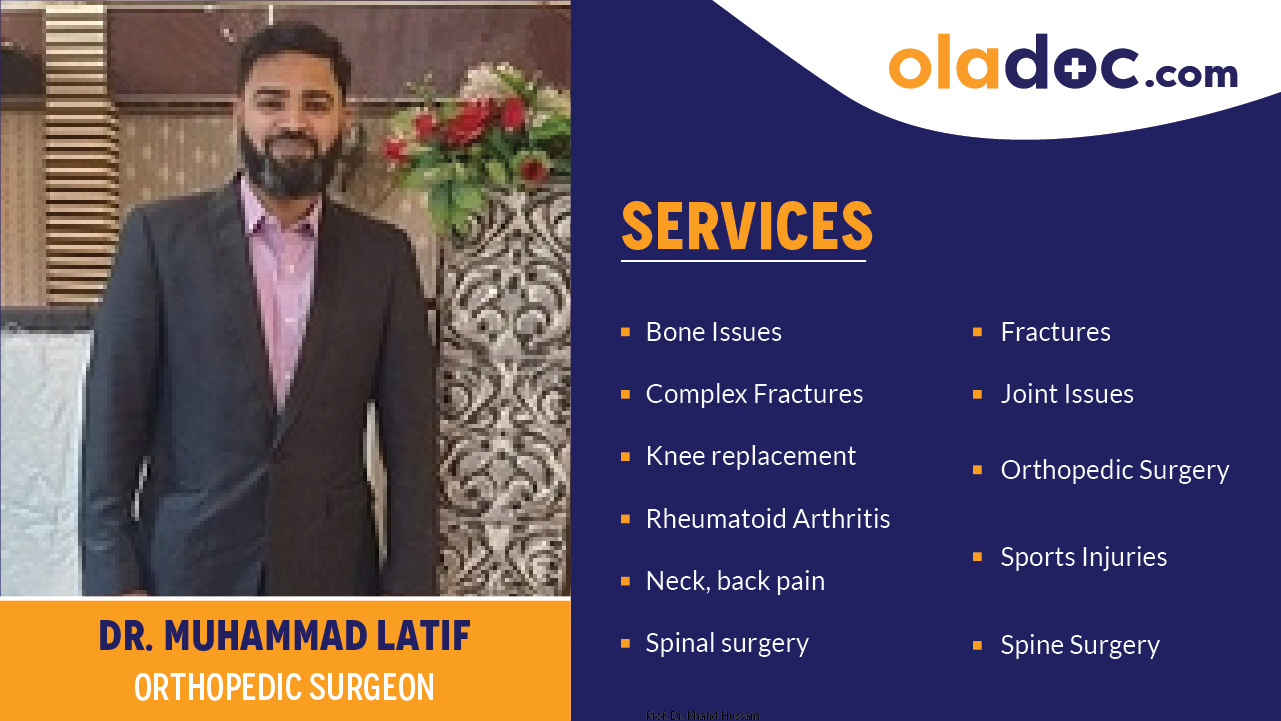 Services provided by Dr.Muhammad Latif